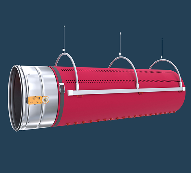 VarioDuct red fabric duct type A01, CA