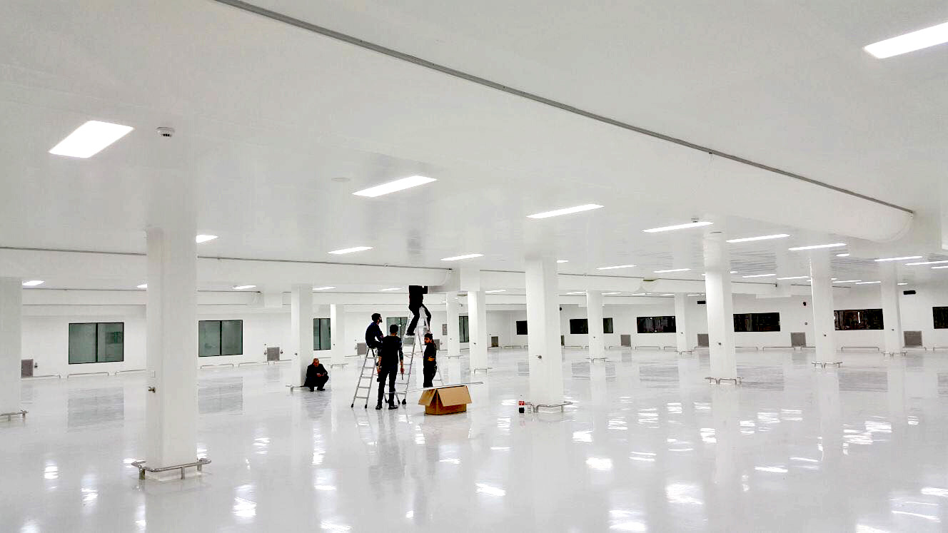 White air ducts in Novamed pharmaceutical manufacturing facilities, Turkey, 2