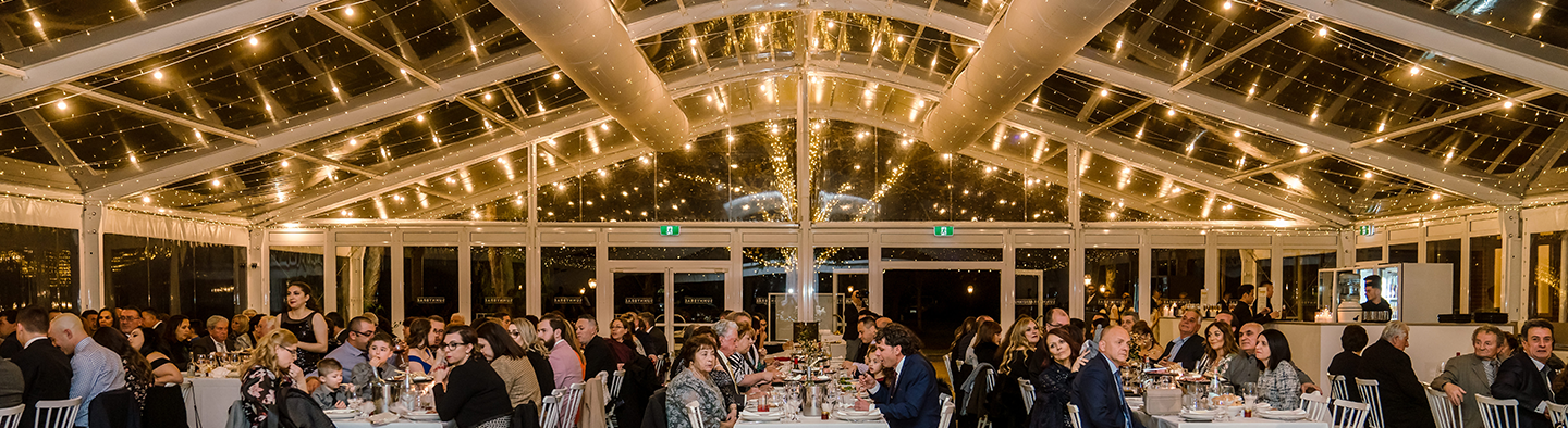 White duct systems installed in a banquet hall for better air ventilation, 2