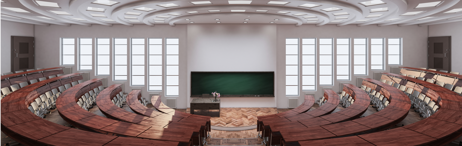 Empty university lecture hall, 2