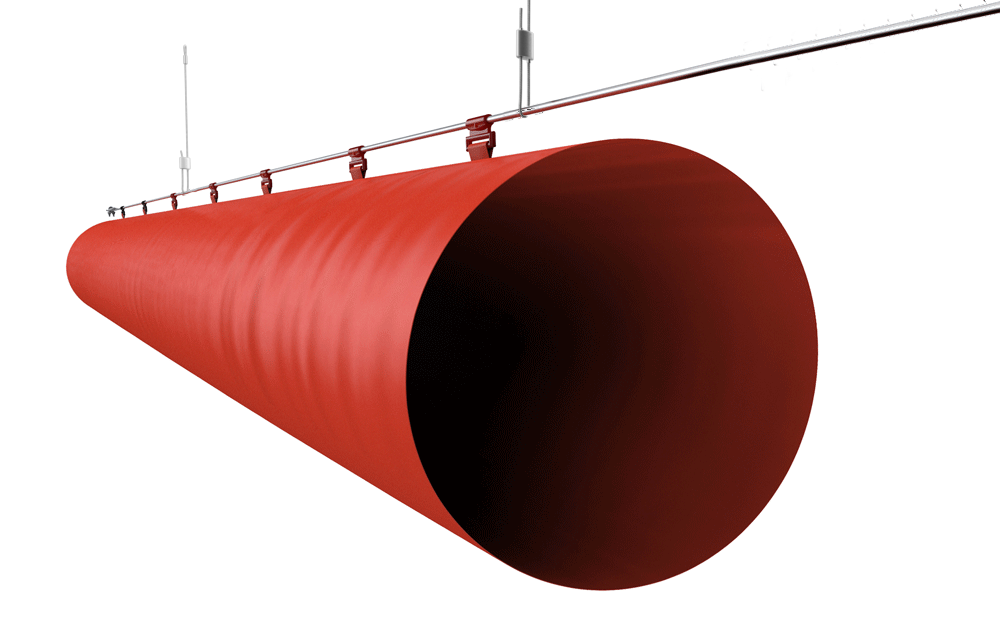 Type 1 fabric duct suspension, 2