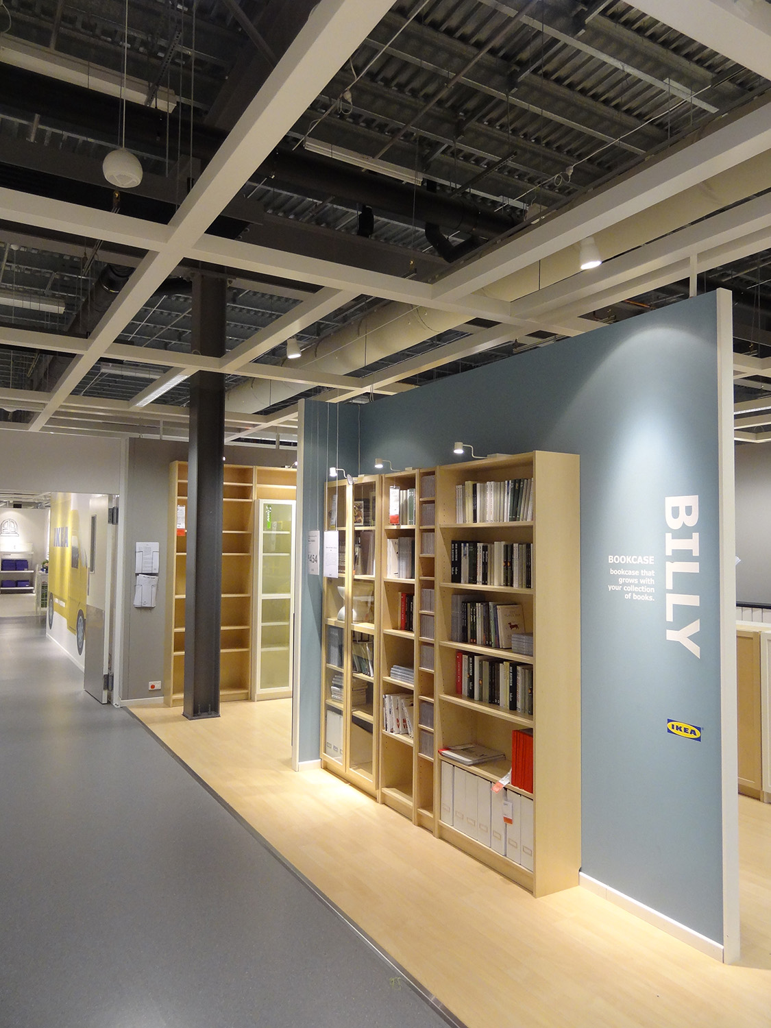 Air distribution system installed in IKEA, Springvale, Australia, 2