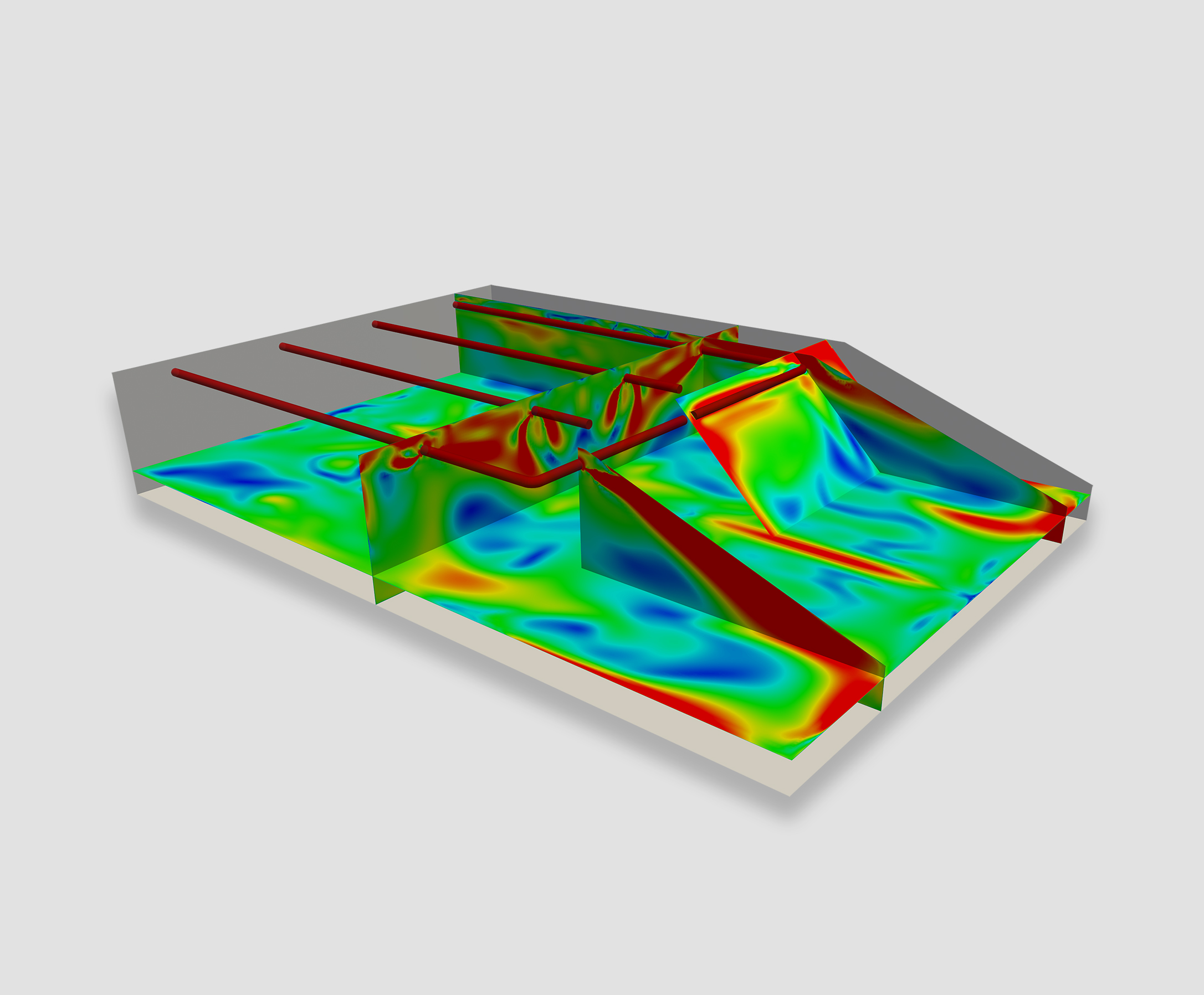 Heat dispersion diagram, CA
