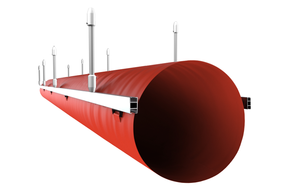 Fabric duct suspension type 6, 2