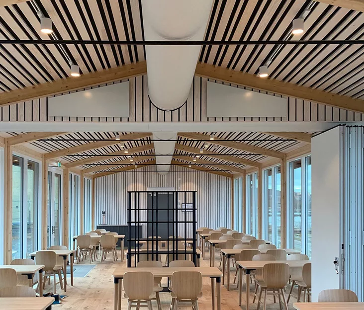 Hvidt ventilationssystem