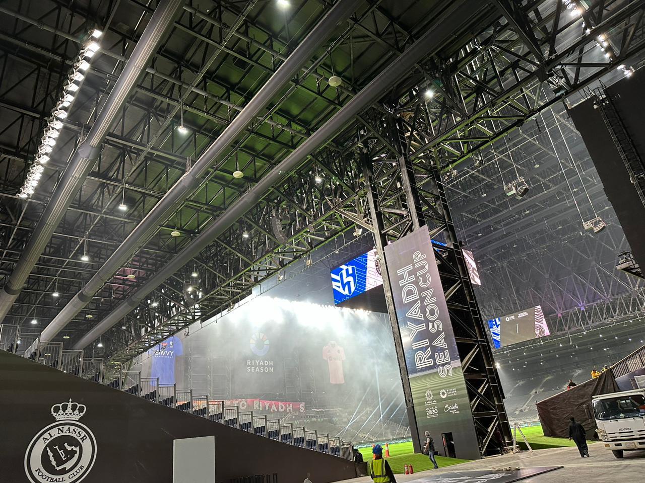 Tekstilkanaler på stadion