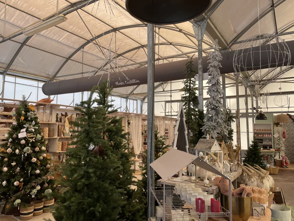 climatización de un vivero conductos fabricair