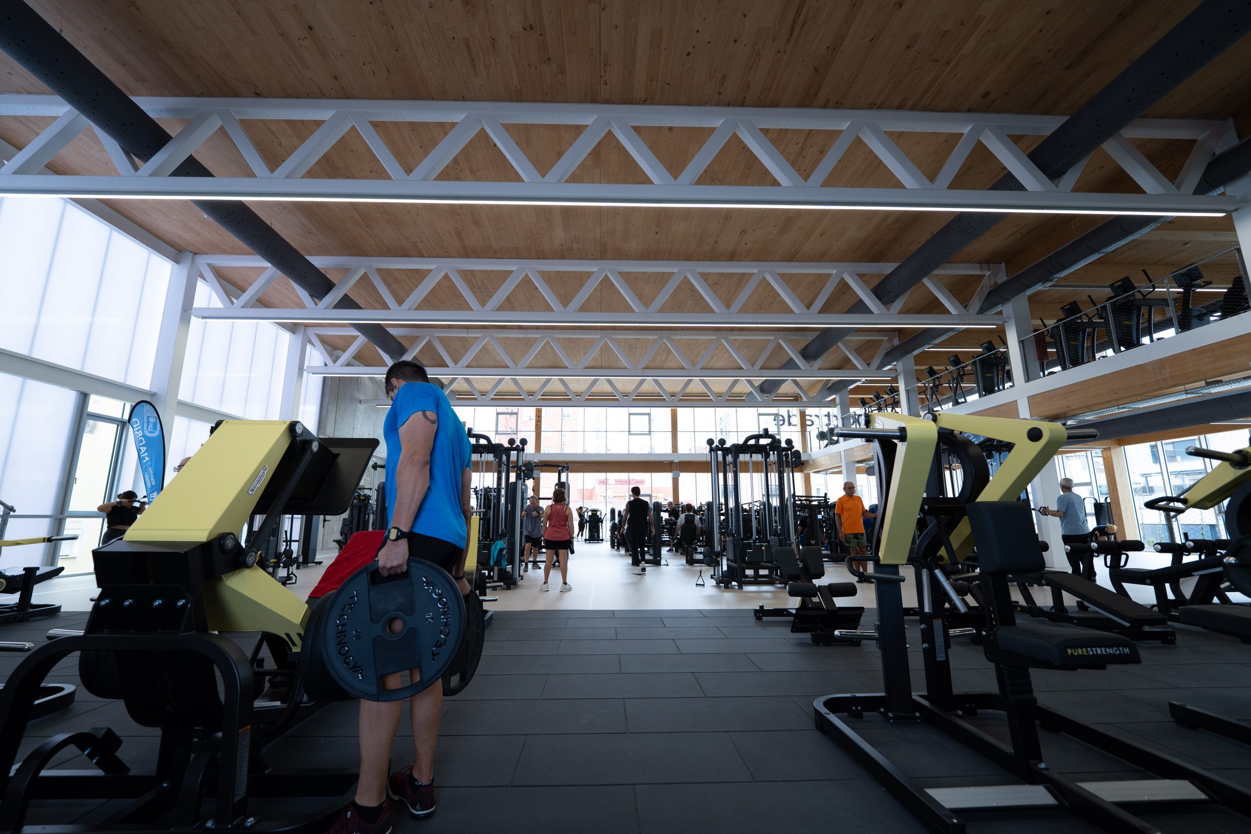 Conductos textiles FabricAir en Sportrade Cuatro Caminos