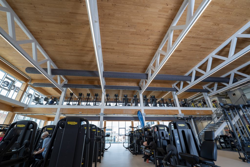 Conductos textiles FabricAir en Sportrade Cuatro Caminos