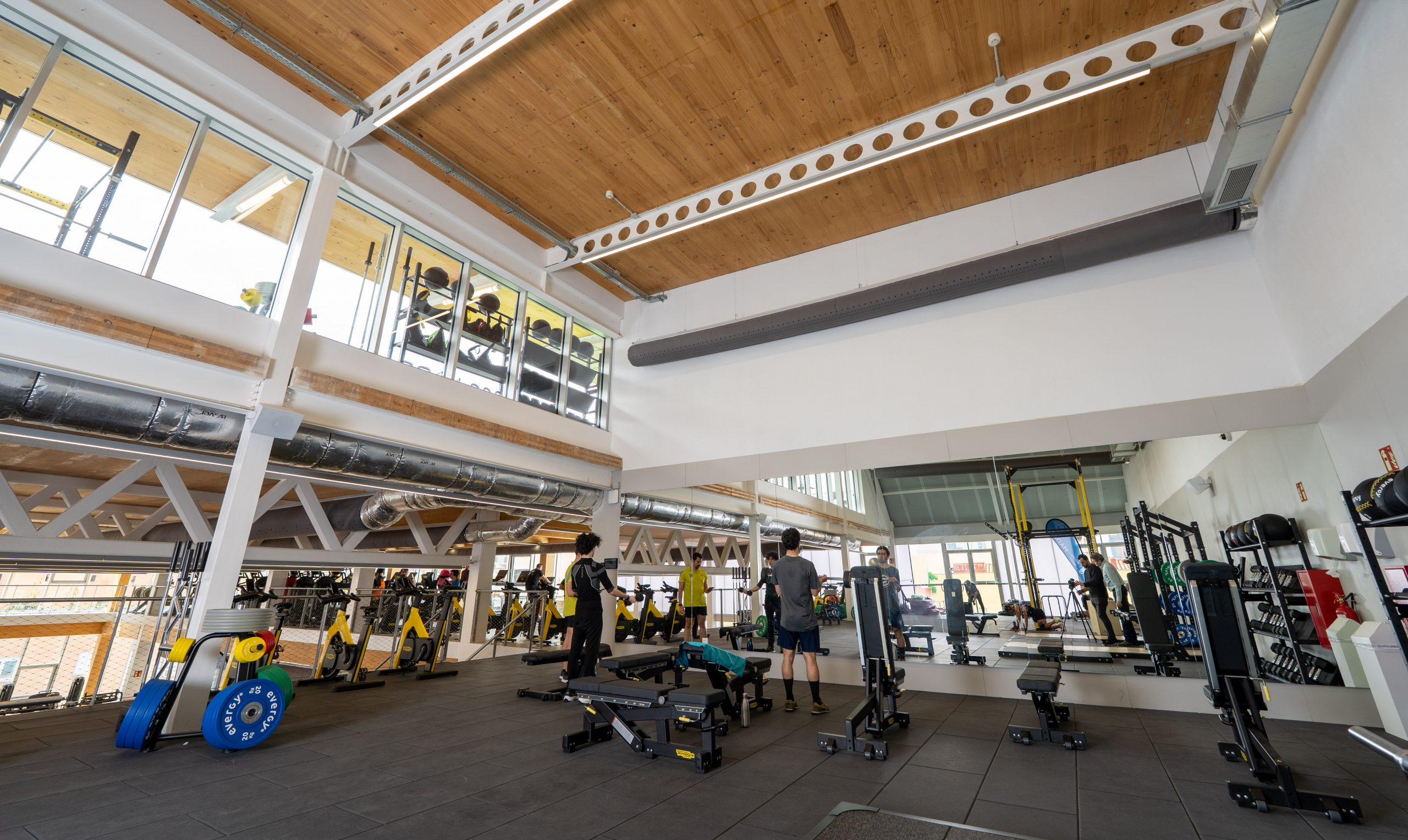 Conductos textiles FabricAir en Sportrade Cuatro Caminos