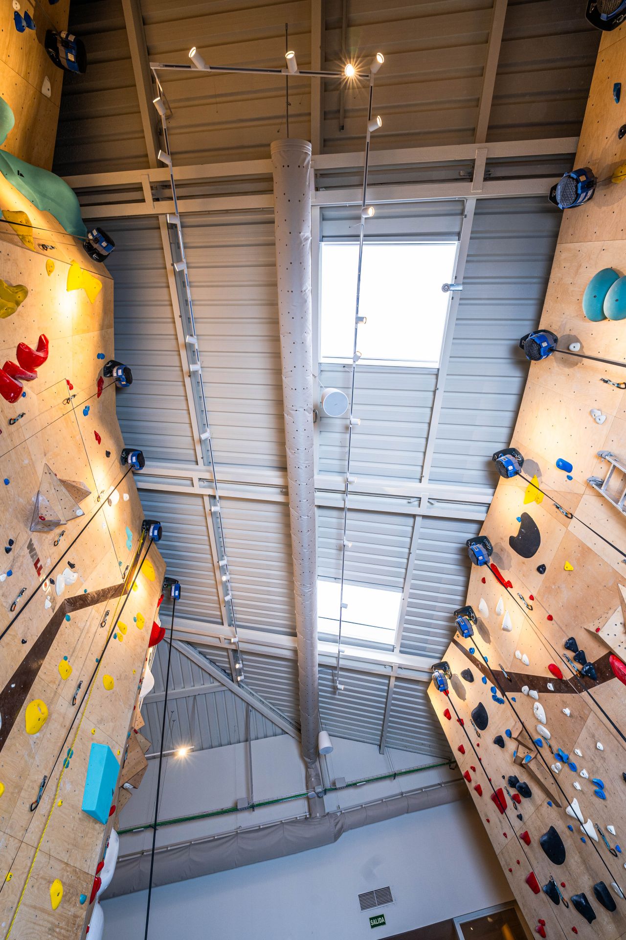 conductos textiles en instalaciones deportivas