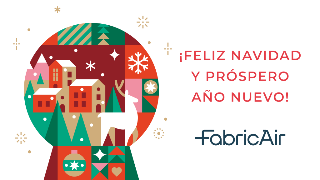 FabricAir te desea una feliz navidad después de un año lleno de innovación HVAC