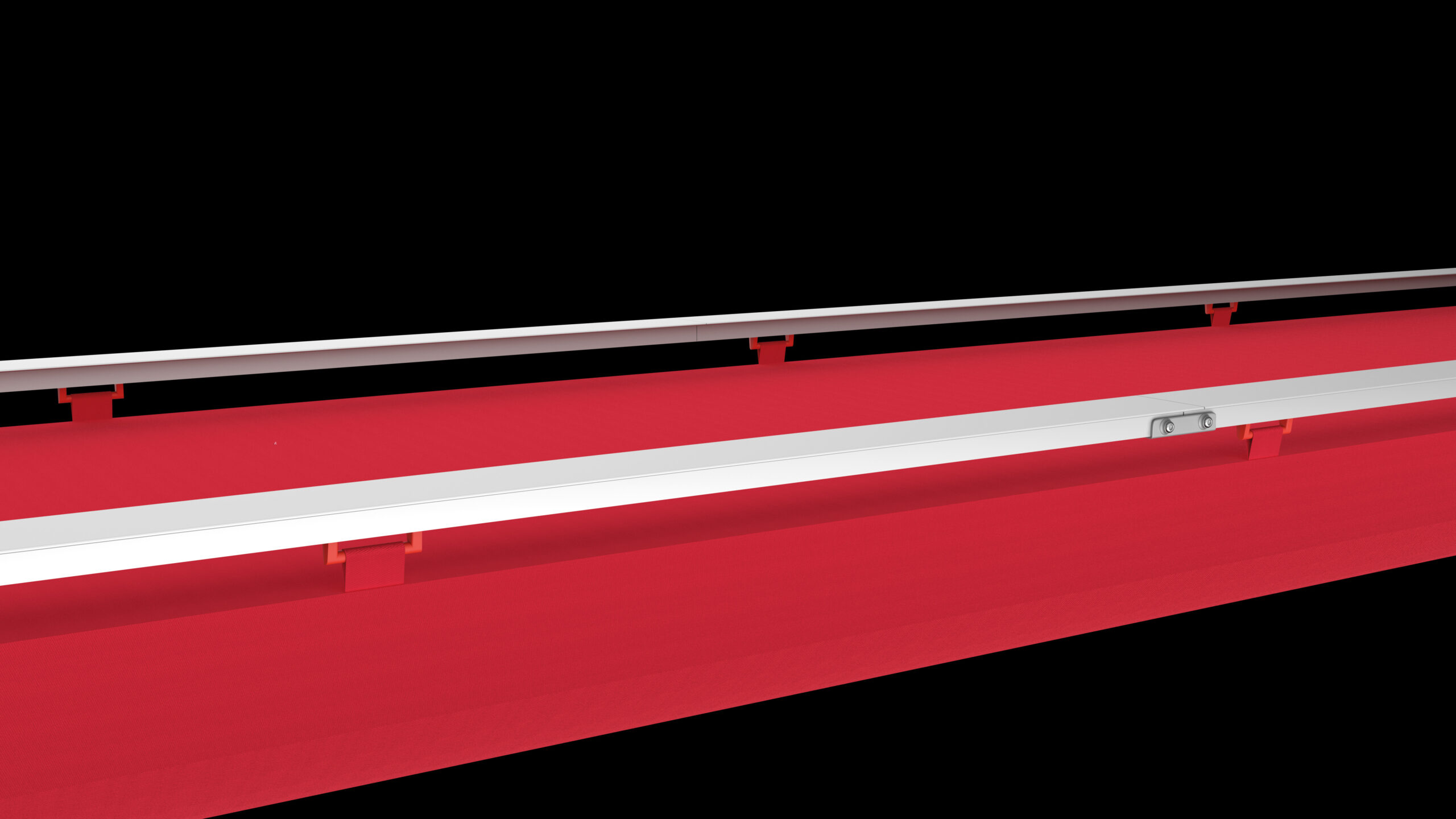 Fabric duct suspension, type 12, IN