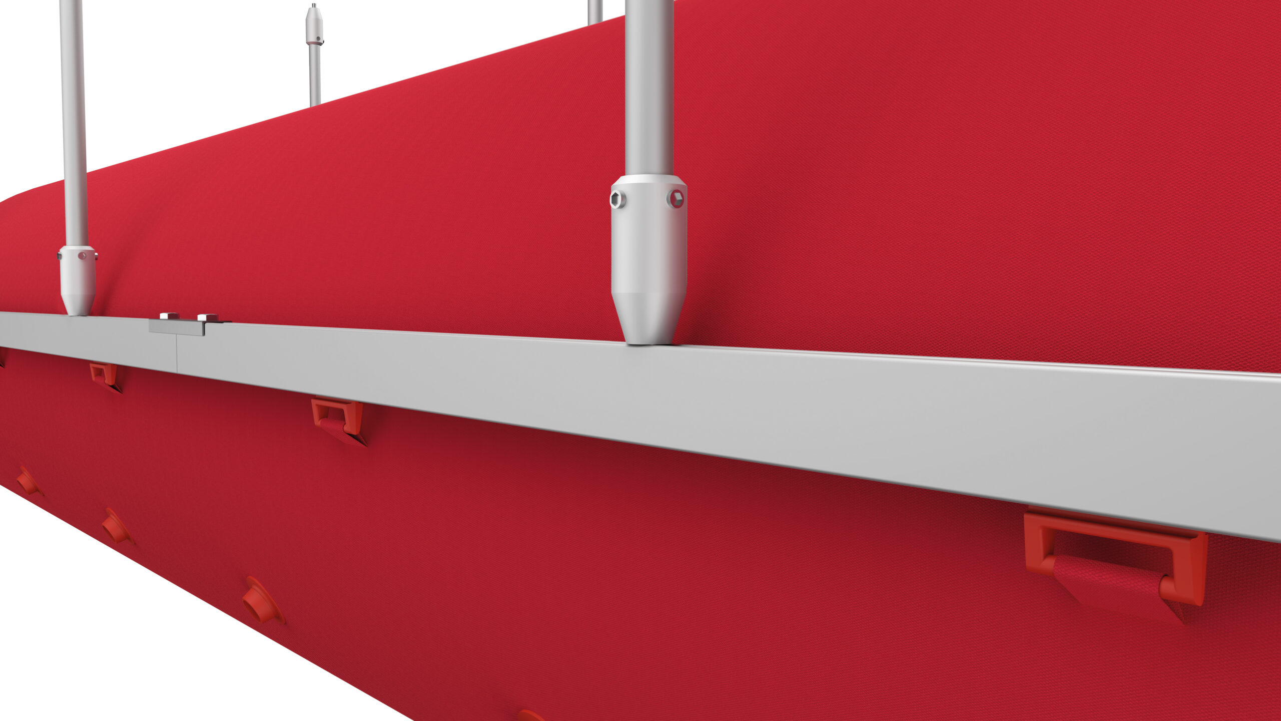 Fabric duct suspension, type 6, IN