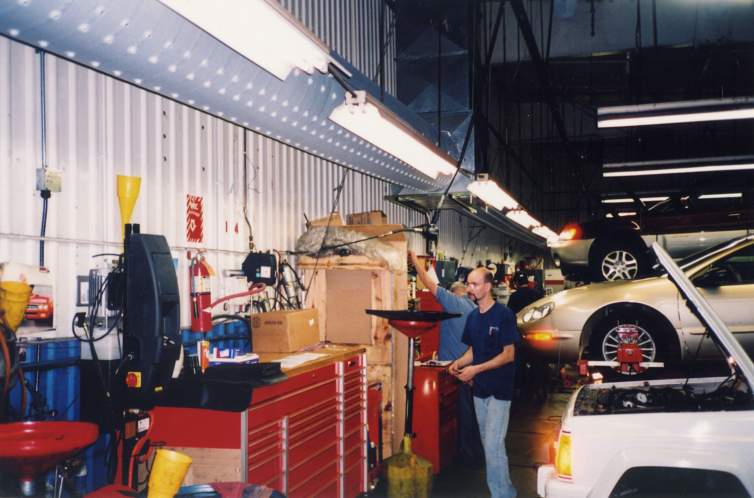 NozzFlow ortakių sistema įrengta autoservise, LT