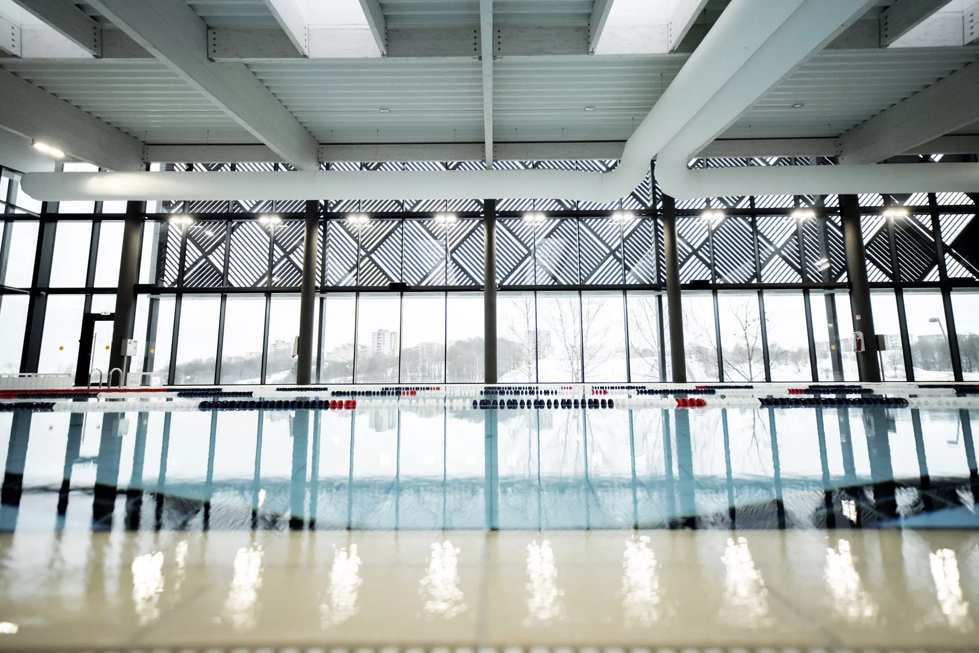 fabric duct at Jonava pool