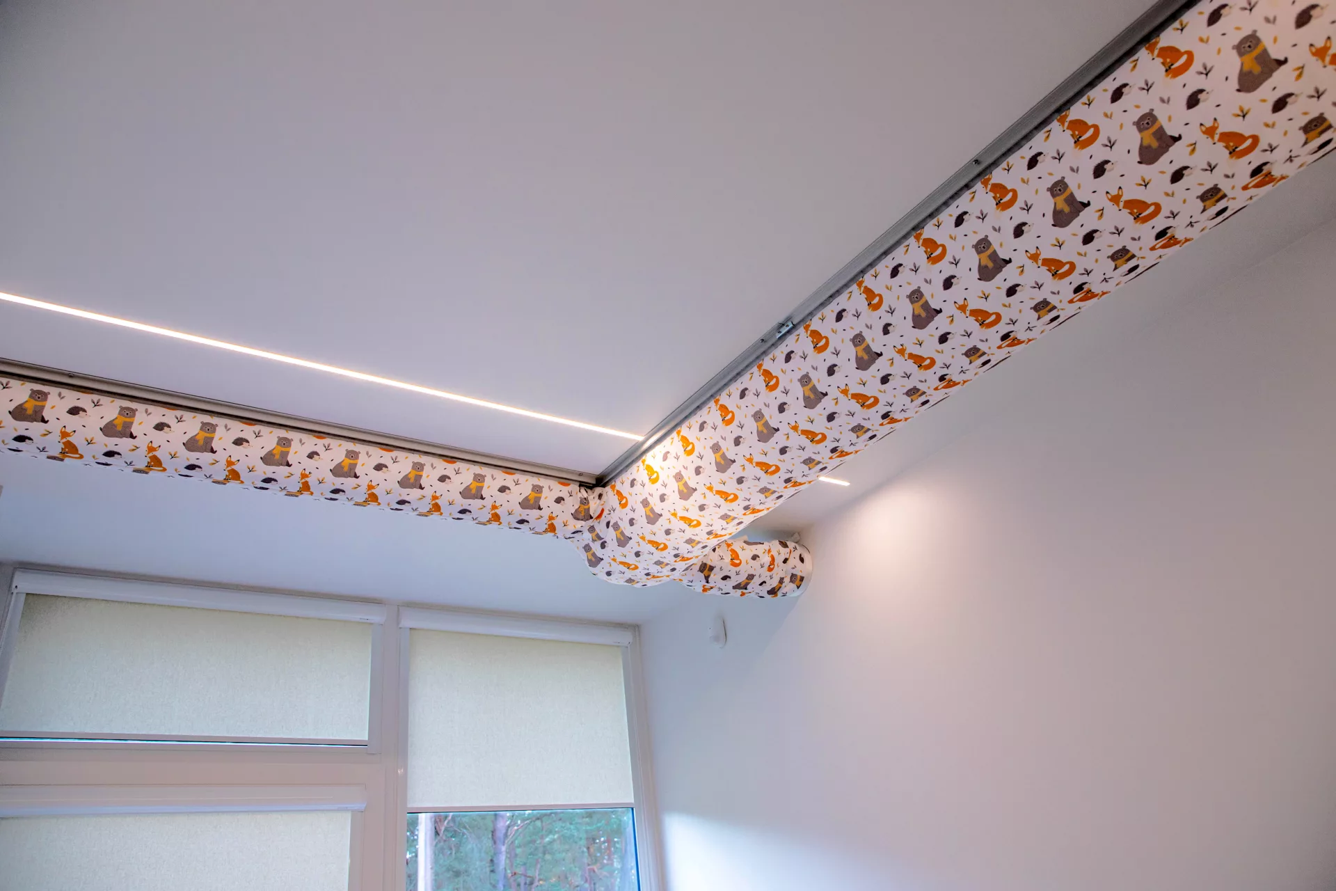 "FabricAir" ortakiai pagerina oro kokybę patalpoje ir sukuria patogią mokymosi aplinką be skersvėjų darželinukams ir darbuotojams.