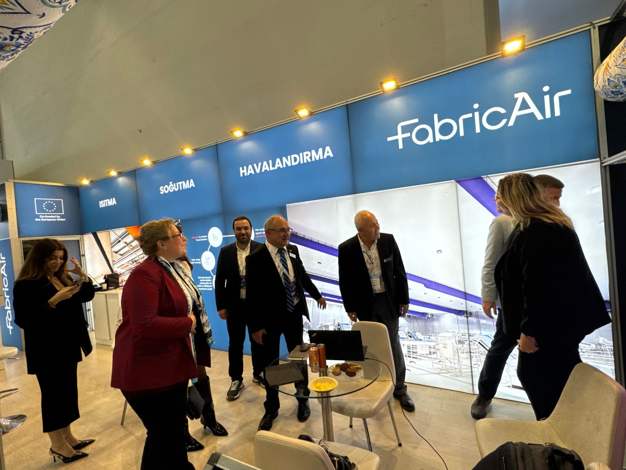 „FabricAir“ stendas E22, Sodex 2025 parodoje Stambule