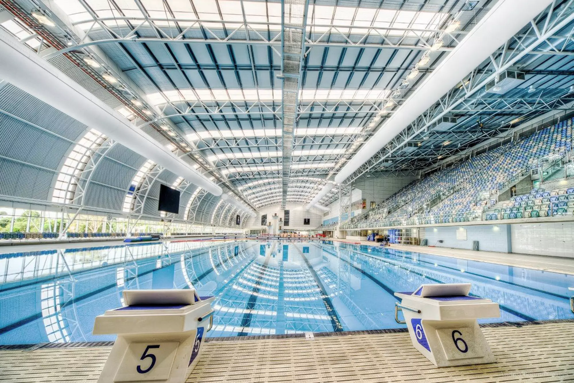 Baltos ortakių sistemos State and Maron Aquatic Centre baseine, AU