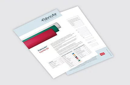FabricAir duomenų skrajutės, LT