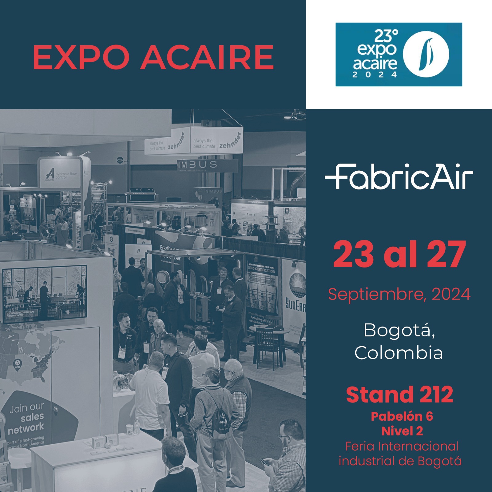ExpoAcaire ductos Textiles Colombia FabricAir