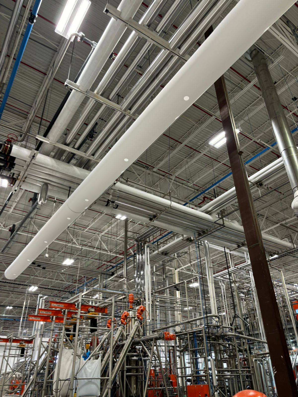 fabrica alimentos con ductos textiles