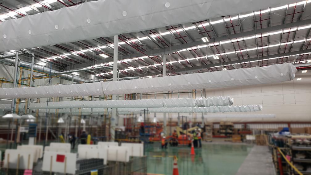 ductos textiles industriales