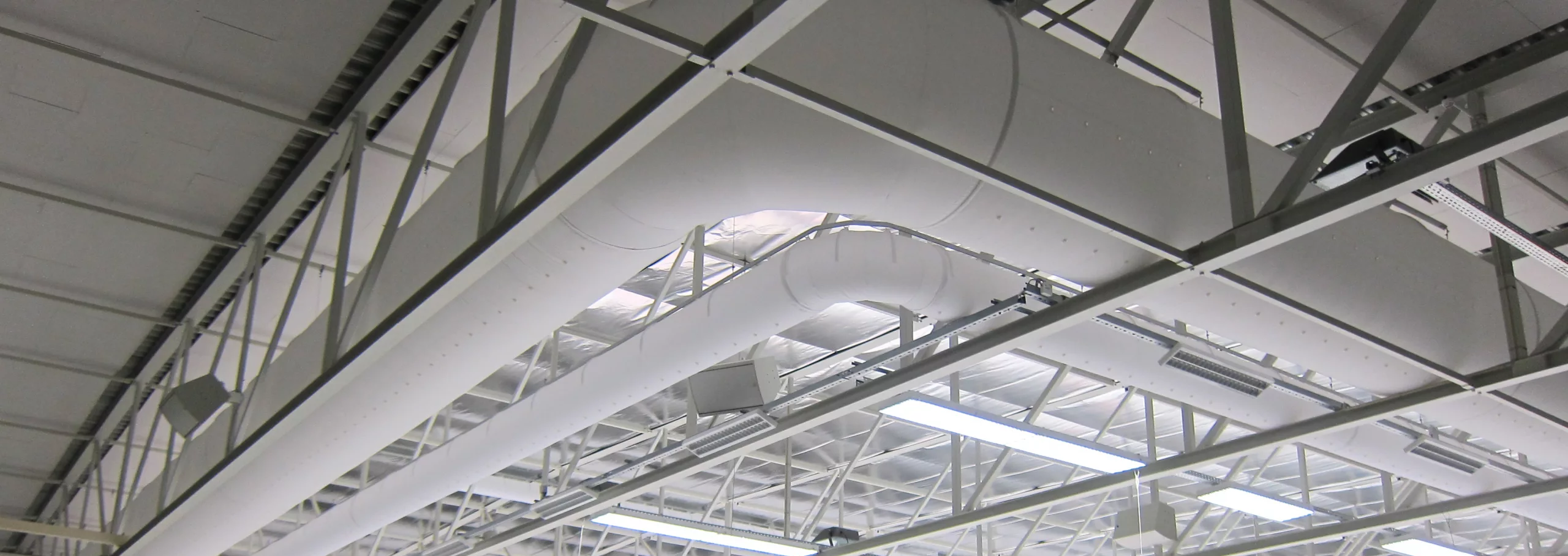 White fabric duct systems