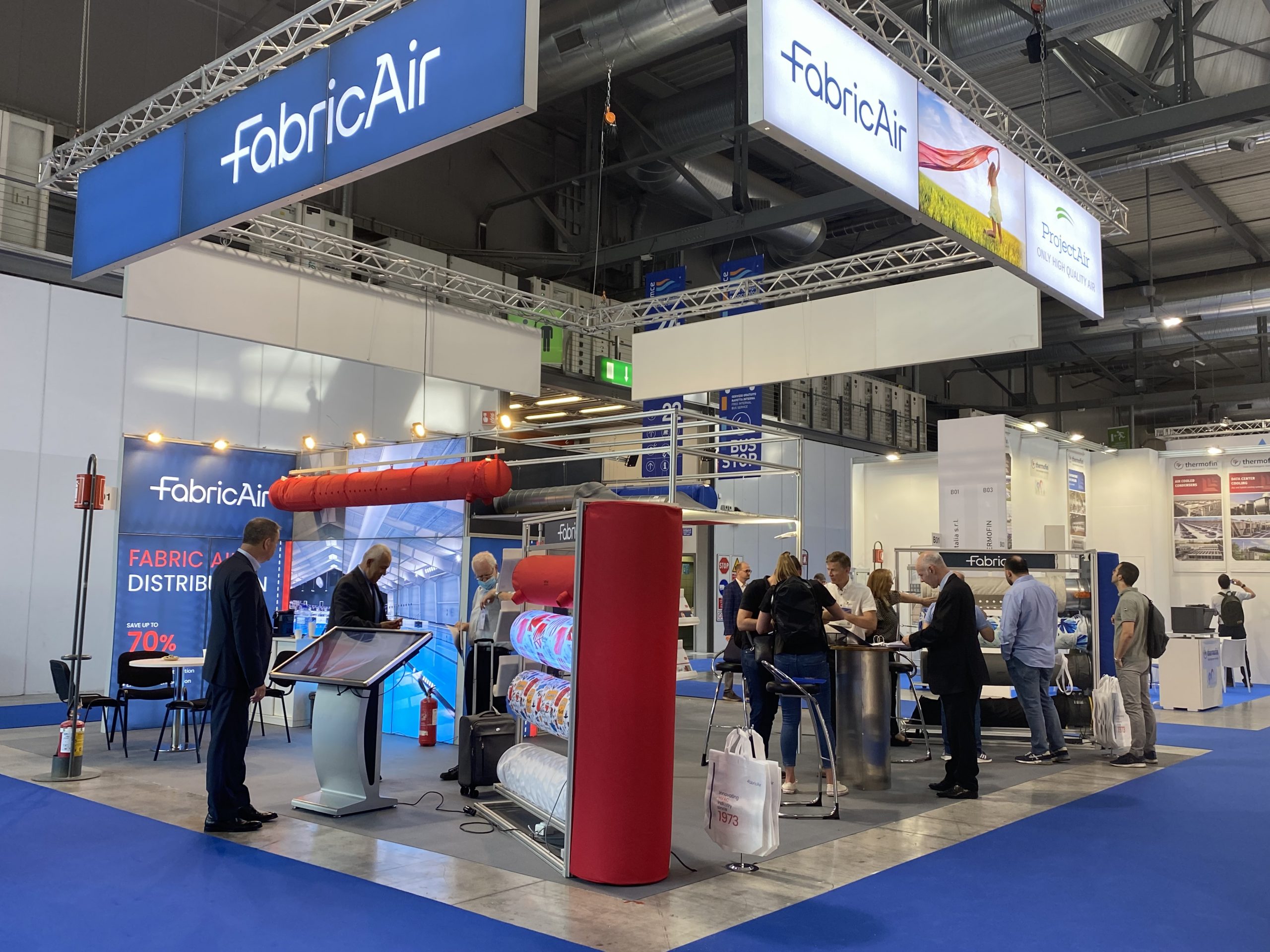 Wystawa FabricAir na targach MCE Expo 2022 we Włoszech