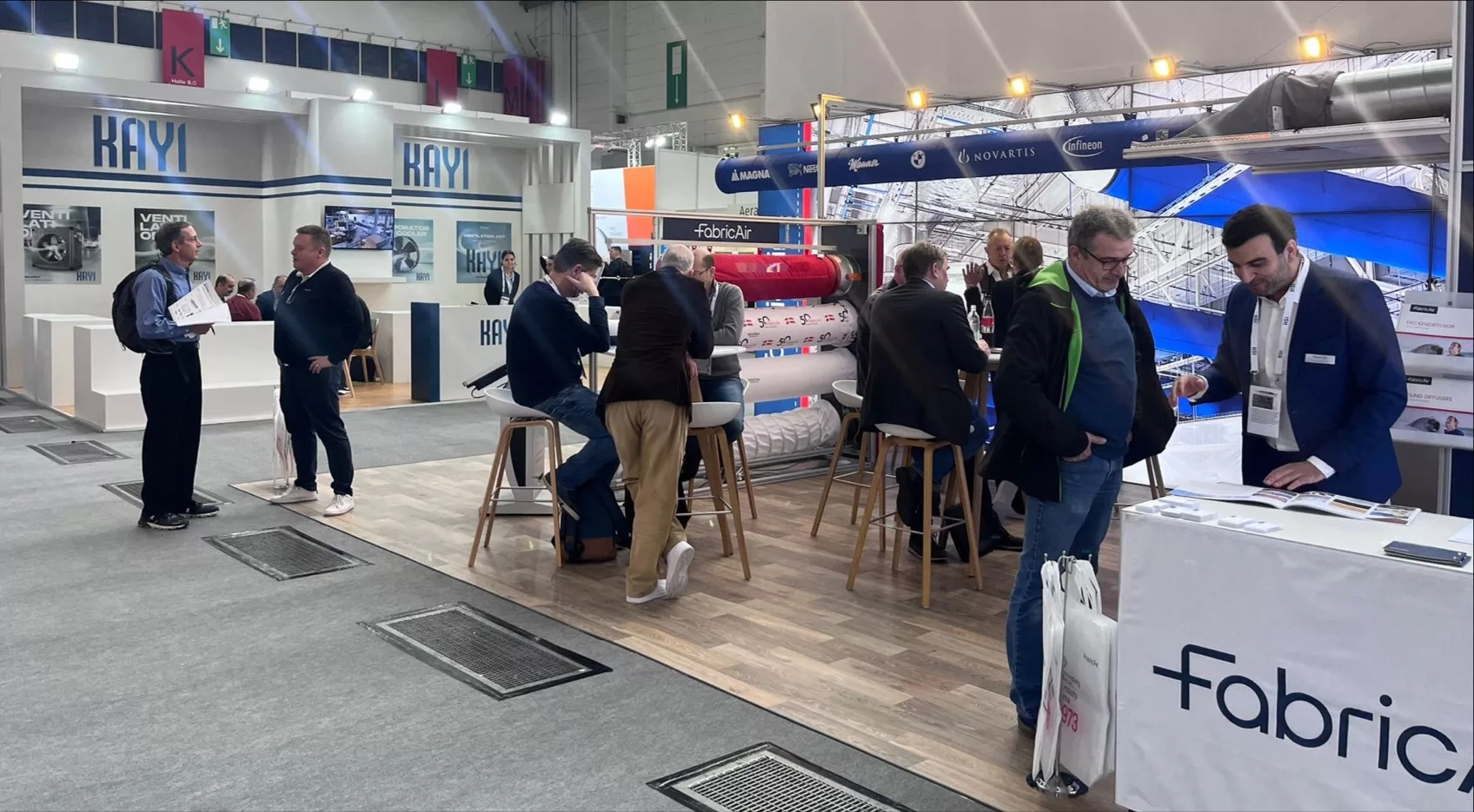 FabricAir na targach ISH 2023 we Frankfurcie