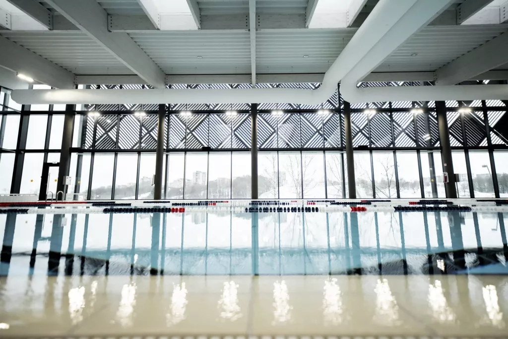 fabric duct at Jonava pool
