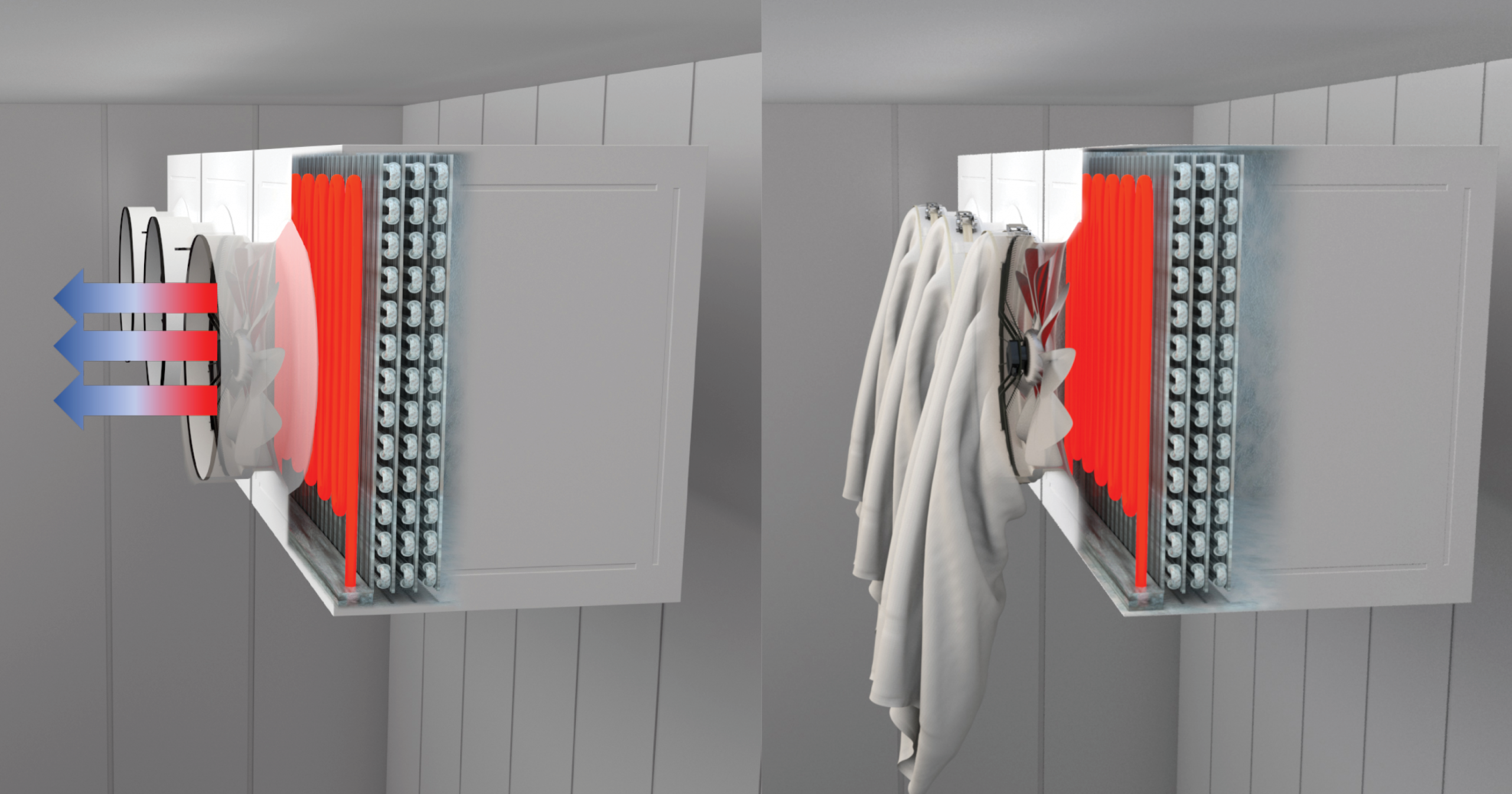 Improper management of frost in a cold storage facility can lead to the formation of thick layers, impacting system efficiency. A special duct attached to the unit can help trap heat and maximize the efficiency of the system saving time and money.