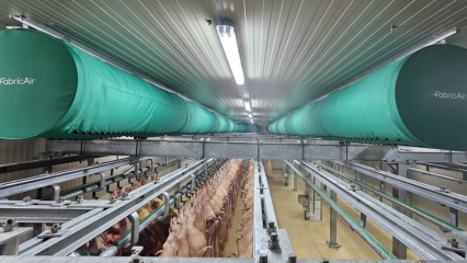 FabricAir kumaş hava kanalları, hijyen ve verimliliği artırır ve aynı zamanda operasyonel performansı iyileştirir.