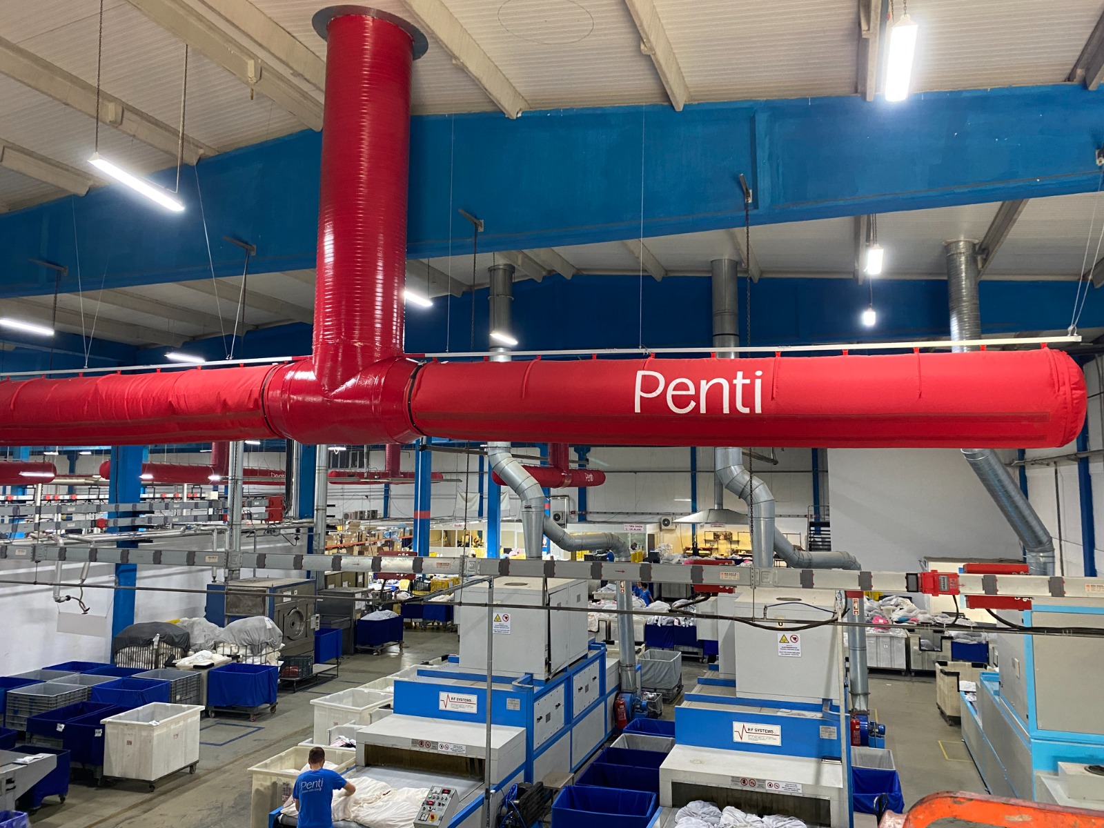 PENTİ ÇORAP fabrikasında uygulanan FabricAir çözümü, enerji verimliliği ve sürdürülebilirlik odaklı yaklaşımıyla başarılı bir örnek sunuyor.