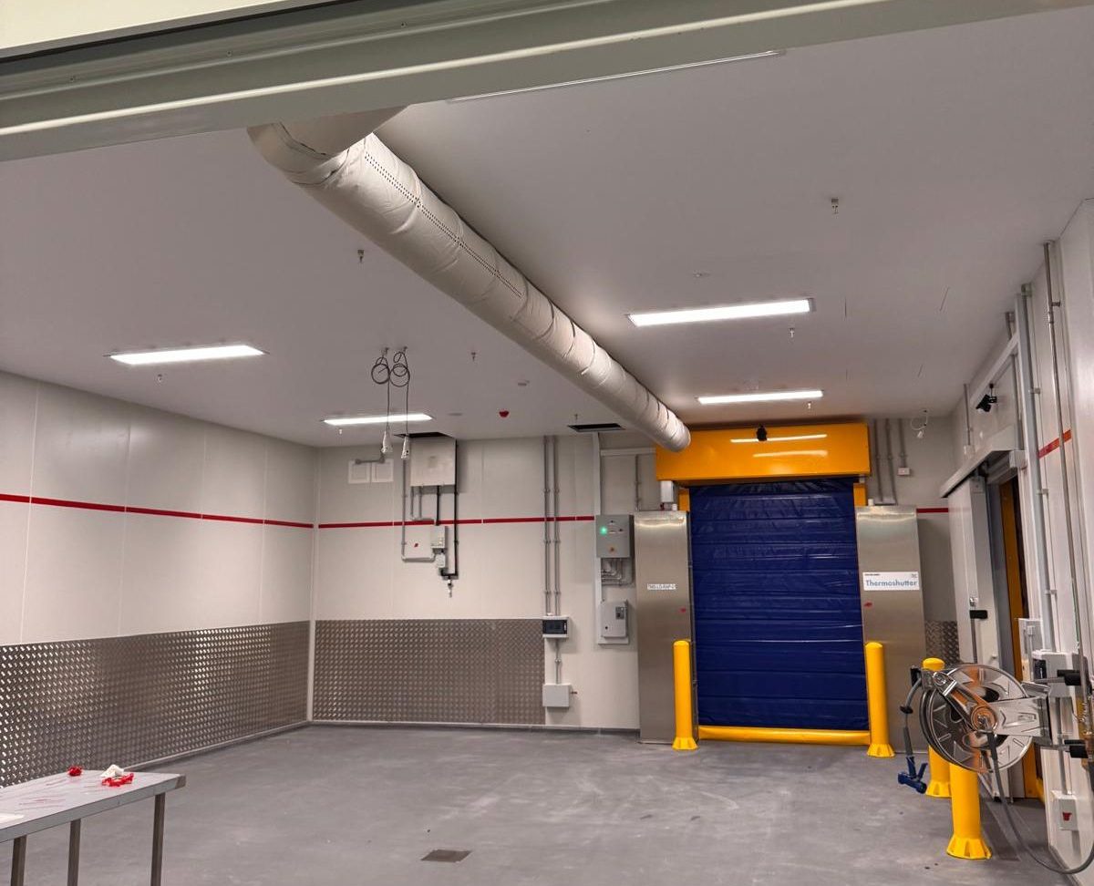 New Sydney Balık Tesisinde Uygulanan FabricAir Kumaş Hava Kanalları
