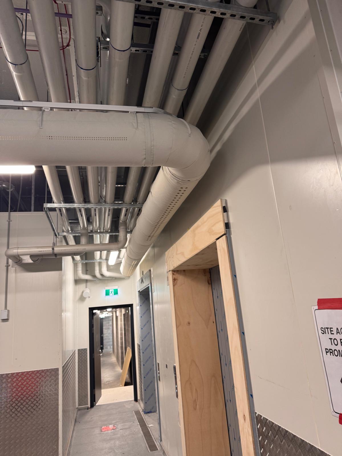 New Sydney Balık Tesisinde Uygulanan FabricAir Kumaş Hava Kanalları