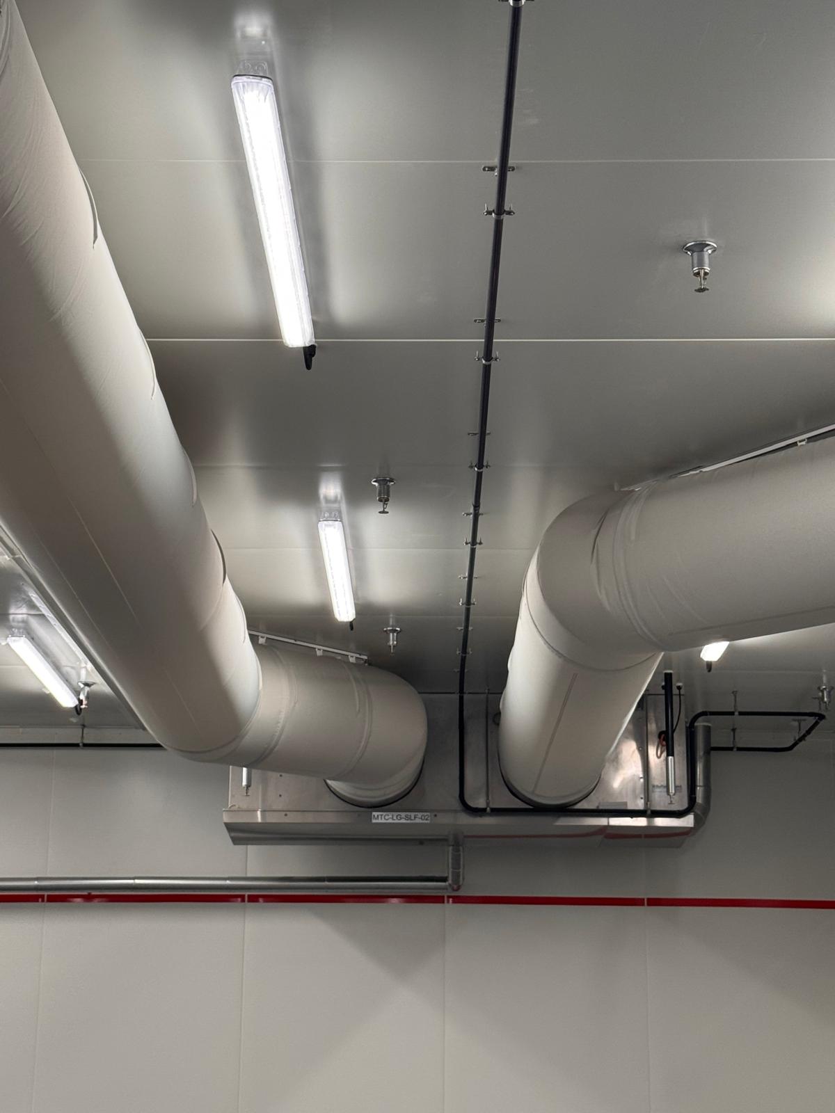 New Sydney Balık Tesisinde Uygulanan FabricAir Kumaş Hava Kanalları