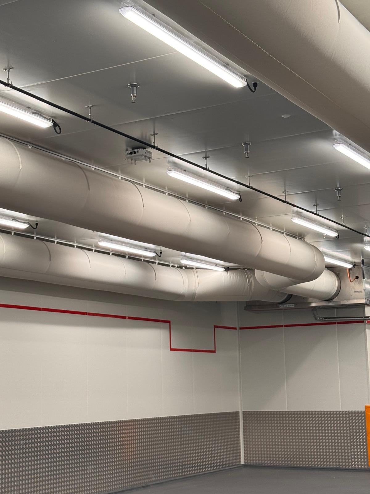 New Sydney Balık Tesisinde Uygulanan FabricAir Kumaş Hava Kanalları