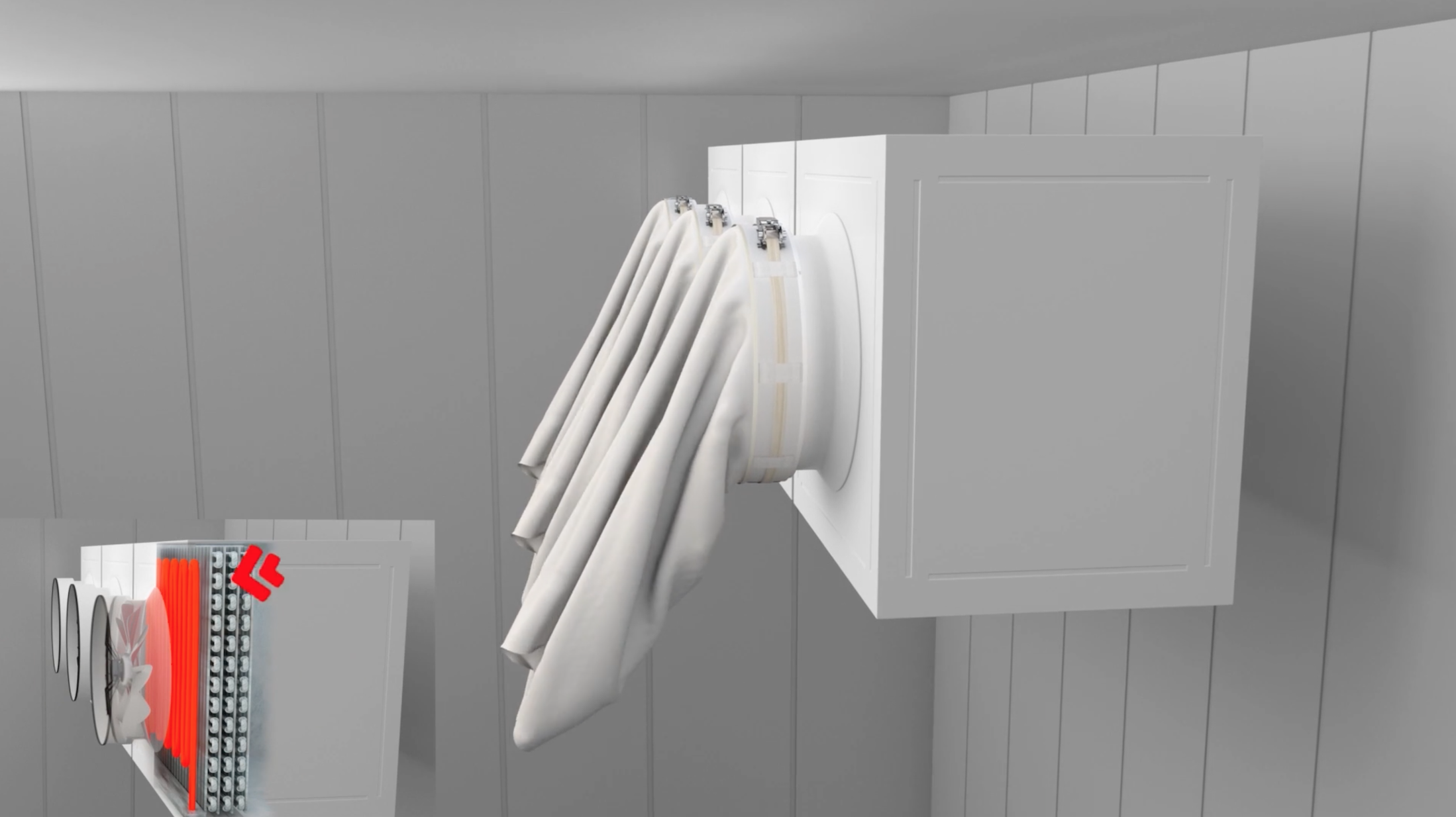 DeFrost fabric duct cloth, 2