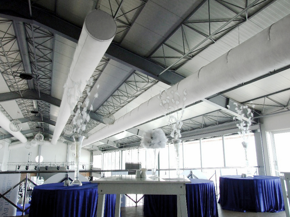 White air duct systems installed in Izmir Arena, Izmir, Turkey, 2