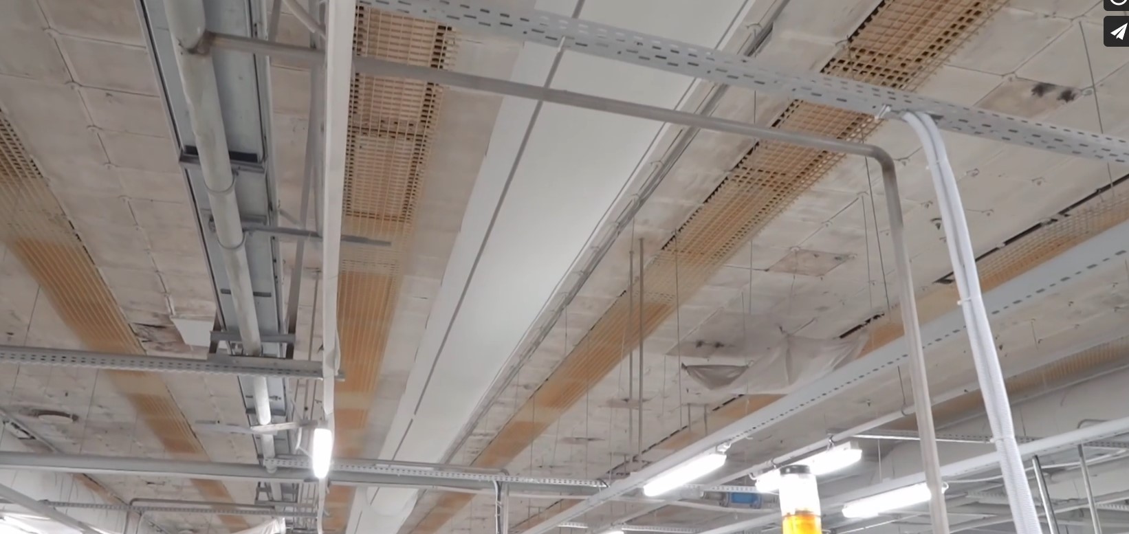 Air duct systems for ventilation in a construction site, Lithuania, 2
