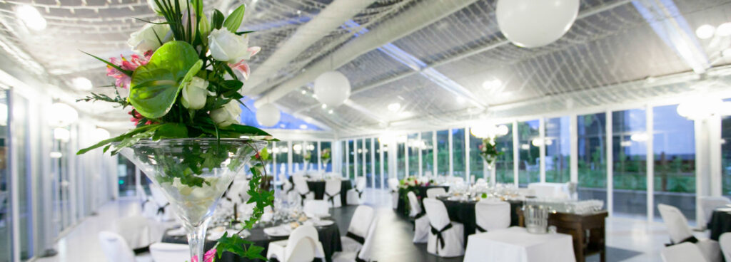 White air duct systems, also called ductwork systems, inside Restaurant Sansui, Zaragoza, Spain, 2