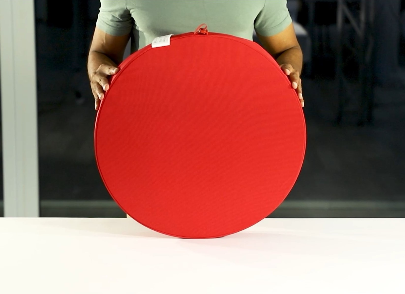 Fabric duct taut endcap, UK