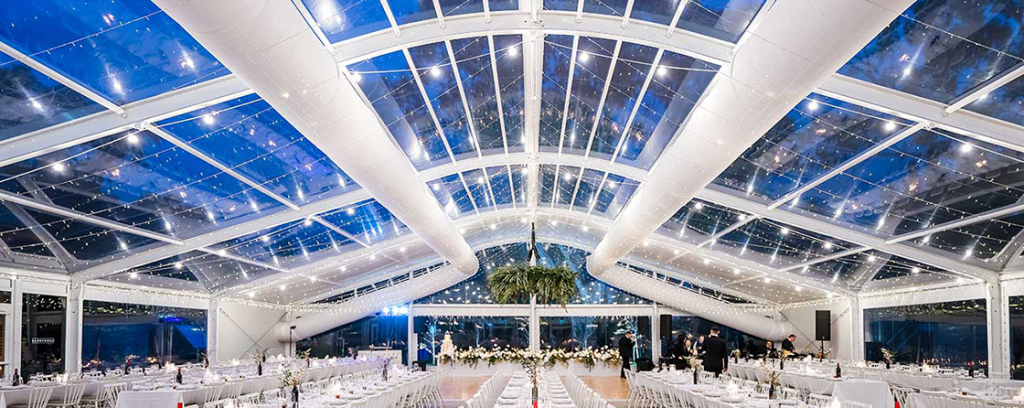 White air duct system design with ventilation ducts in a restaurant, Australia