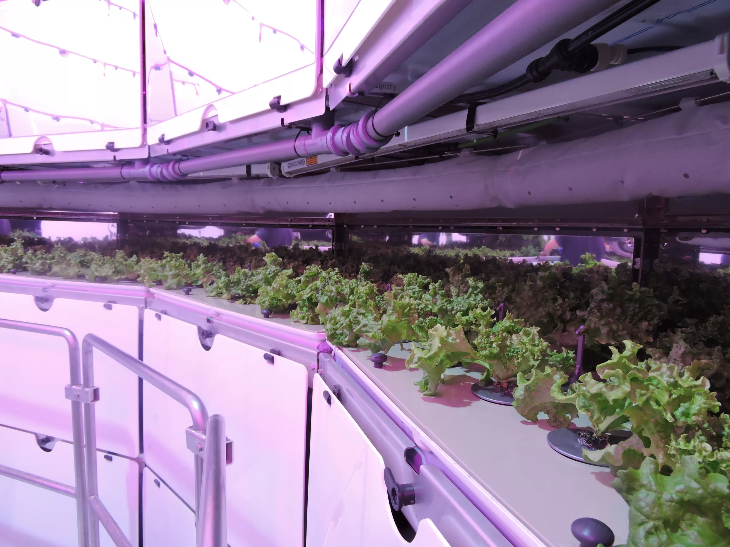 vertical greenhouse in Villarrobledo, Spain with FabricAir ductwork