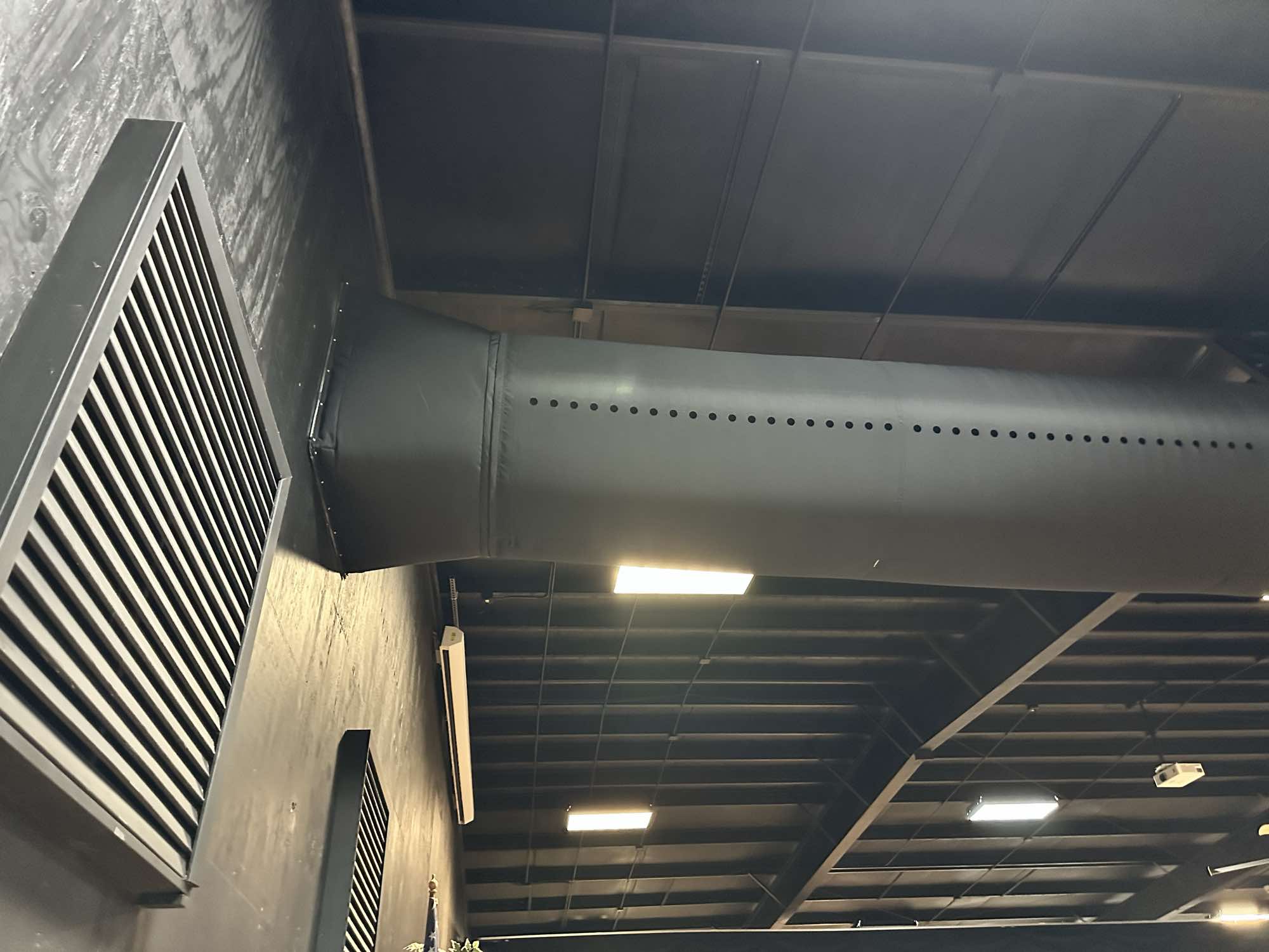 Aesthetic and clean designer air duct installation