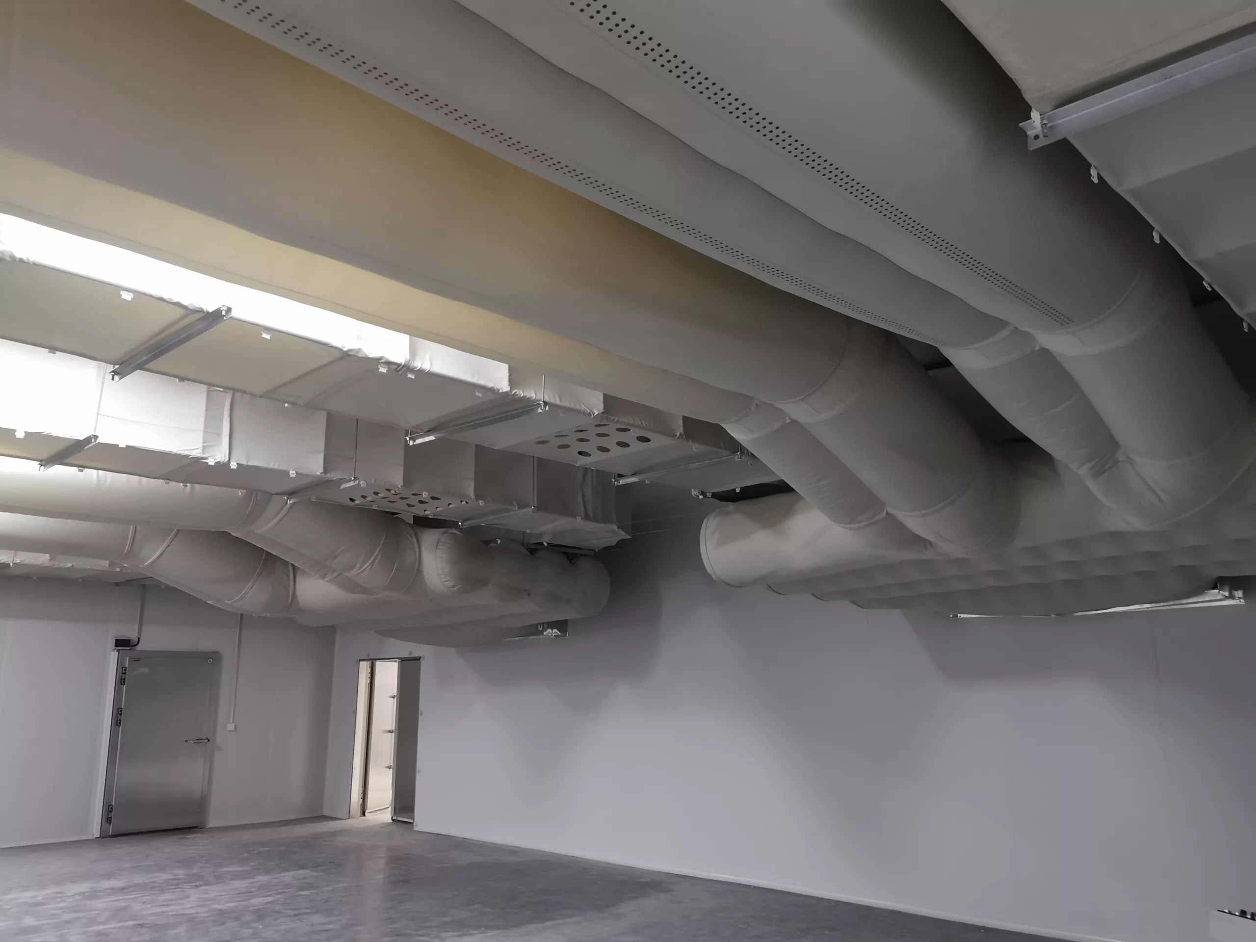 FabricAir fabric ducting installed in Shijiazhuang Medical Facility