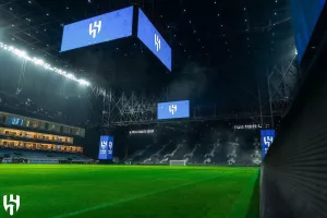 The field at the Kingdom Arena Stadium