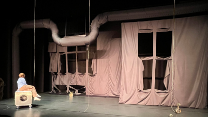 FabricAir ducts and textiles are utilized by artist, PRICE, in a performance in Zurich