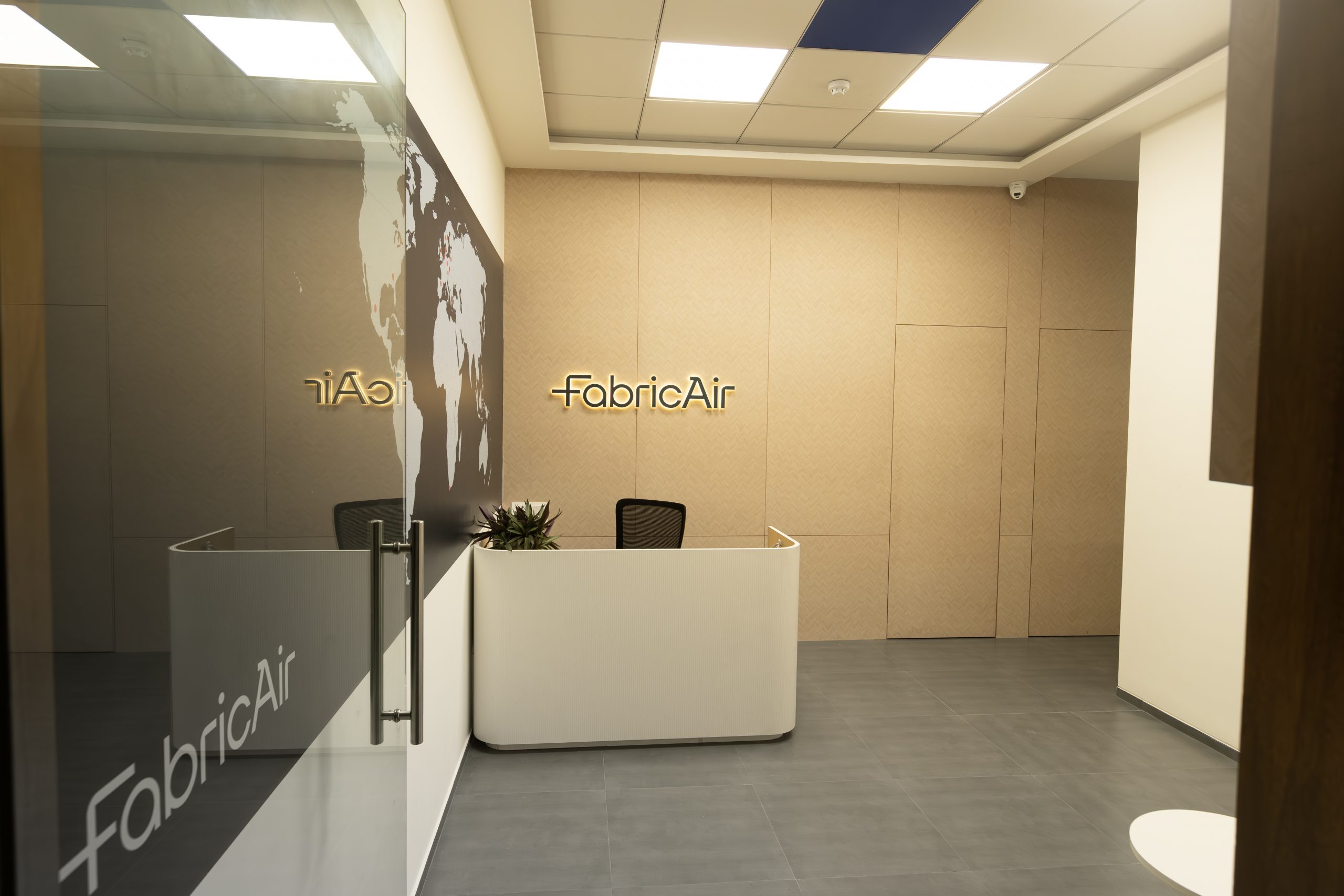 FabricAir celebrates the opening of their newest office with a grand opening event.